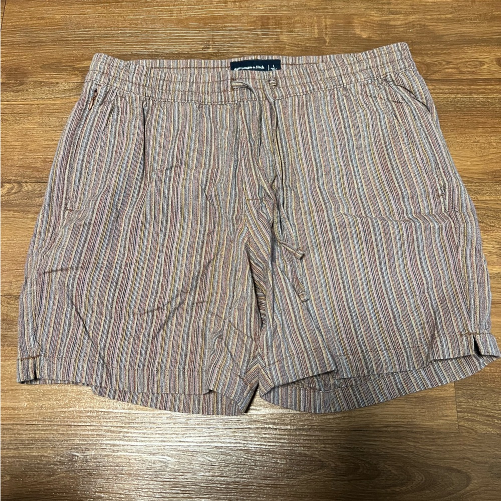 Abercrombie & Fitch Striped Shorts Size Large